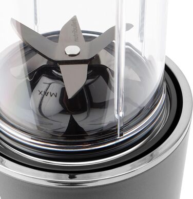 Nutribullet персональний блендер 1000 Вт, тиха робота, 900 мл Tritan Renew, сенсорне керування, темно-сірий, EU версія