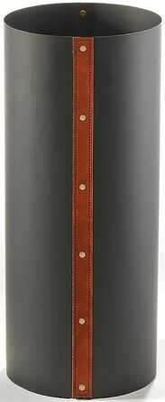 Підставка для парасольок Kobolo Stripes, чорна, метал, 48x20 см
