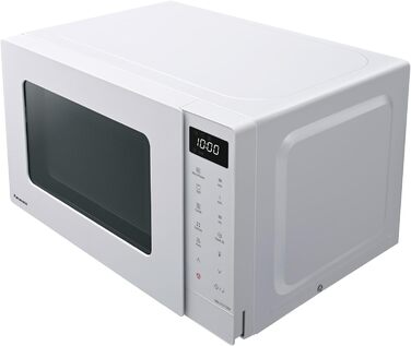 Мікрохвильова піч Panasonic NN-ST21QWEPG 20л з грилем, біла – 800 Вт, автоматичне розморожування, 11 програм, LED-дисплей