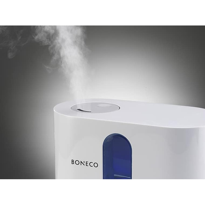 Ультразвуковий зволожувач повітря BONECO U200, 3,5 л, для кімнат до 50 м², з ароматизацією, LED-підсвіткою та фільтром, білий