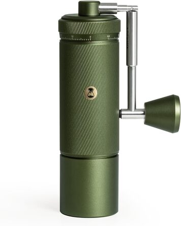 Ручна кавомолка TIMEMORE Chestnut S3, 30 г, зелена, для дому та подорожей, з високоточною зовнішньою шкалою налаштування