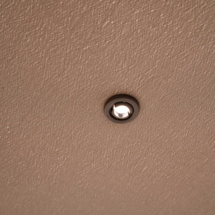 Сонячна альтанка Патіо Дах з люком Сад Alu Charcoal Grey+Coffee Brown 3x3x2.23 м