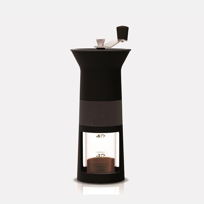 Кавоварка еспресо Bialetti DCDESIGN03, алюмінієва, чорна, 11,5×8,5×21,5 см