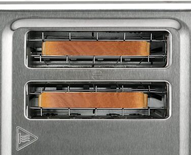 Тостер BLACK+DECKER BXTO1960E 1960Вт, 4 слоти, 6 режимів, цифрове налаштування, підігрів і розморожування, автоматичне центрування, підігрівач для булочок