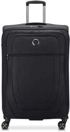Велика м’яка валіза DELSEY PARIS Helium DLX, розширювана, 115 л, 77×49×33 см, чорна