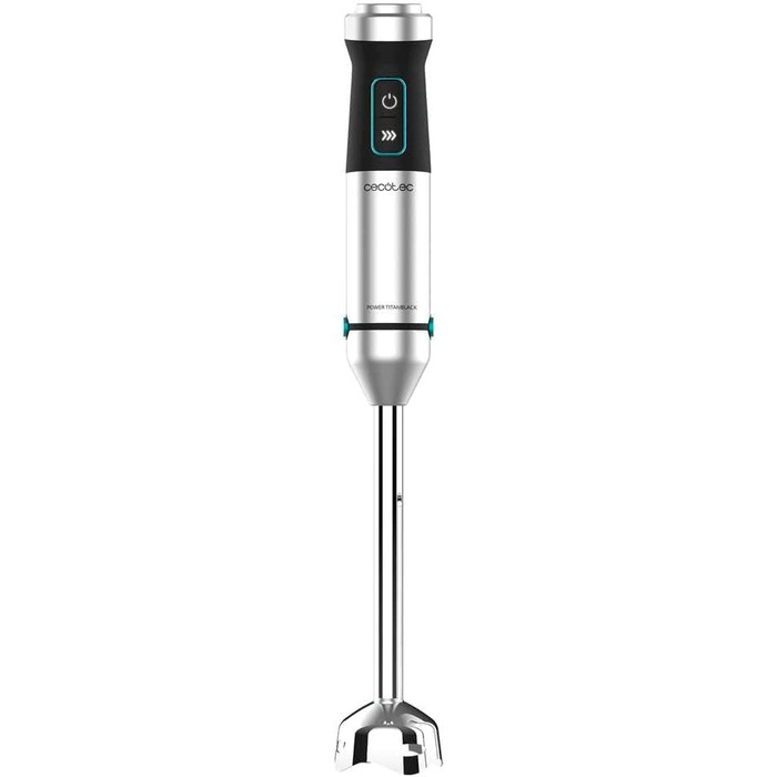 Блендер Cecotec Stabmixer Power TitanBlack 1500 XL Cream: 1500 Вт, технологія CrossBlades, титанове покриття, XL-ніжка, захист від бризок, 2 насадки