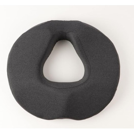 Подушка ортопедична для геморою та кокцикса Donut Kissen з Memory Foam, чорна. Для офісного крісла, авто, візка.
