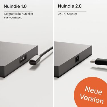 LED акумуляторна лампа SIGOR Nuindie 2.0, диммер, IP54, 38 см, USB-C, 12 год, графітовий колір