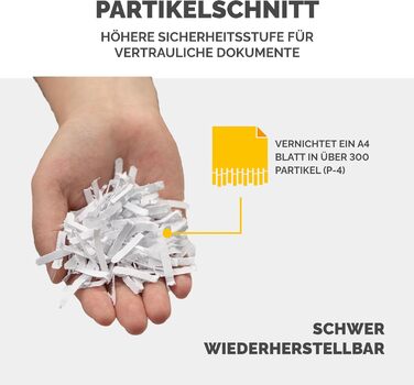 Fellowes Aktenvernichter High Security P5: Шредер для офісу, Microcut, 30л кошик, 2000 частинок/лист