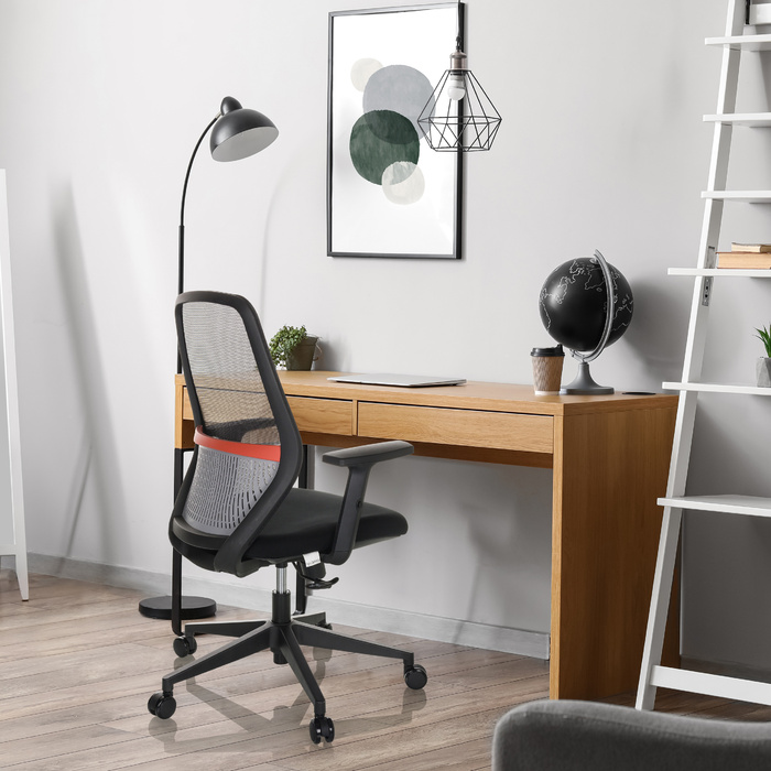Офісне крісло / Поворотне крісло CARLOW I Mesh / Тканина Black hjh OFFICE