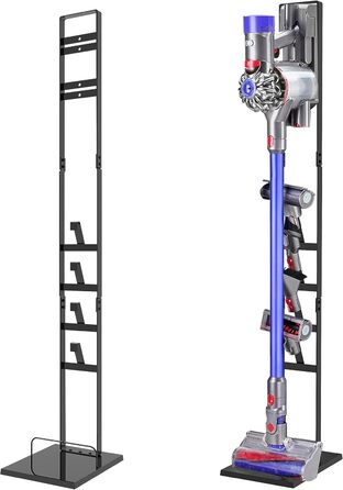 Підставка для пилососа OUTBROS, сумісна з Dyson Gen5, V15s, V15, V12 Slim, V11, V10, V8, V7, V6, металева стійка без свердління, чорна