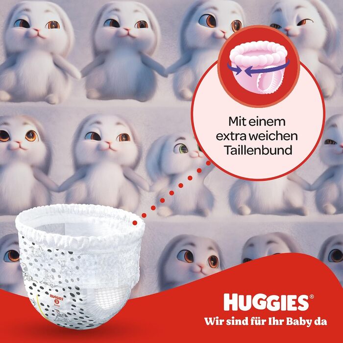 Підгузки-трусики Huggies Pants Disney, розмір 4, 120 шт. (4х30), щомісячний набір