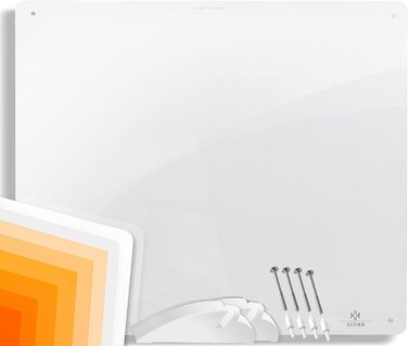KESSER® інфрачервоний обігрівач настінний 550 Вт, інфрачервона панель для дому, економна система опалення