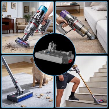 Акумулятор для пилососа Dyson V11 Absolute/Animal/Motorhead/Fluffy (В11) + 5 фільтрів та 2 гвинти