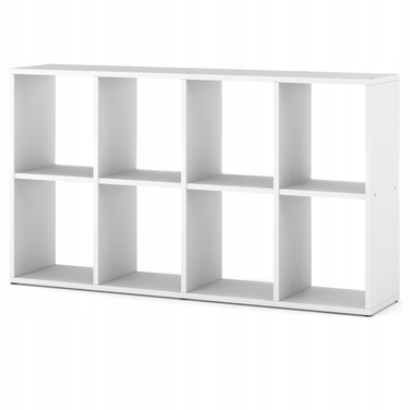 Стелаж Stiv-Meble, 129,4 см x 70,4 см x 29 см, білий