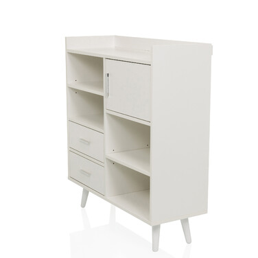 Сервант / комод MYRDAL 80x30x90 см 2 висувних ящика 1 двері білий hjh LIVING