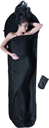 Кокон-спальний мішок Cocoon Mummy Liner з мериносової вовни, чорний