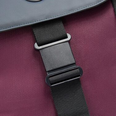 Рюкзак DELSEY PARIS Securflap м'який 21 л, бордовий, 45x31x14 см