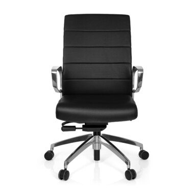 Офісне крісло PROVIDER зі штучної шкіри чорний hjh OFFICE