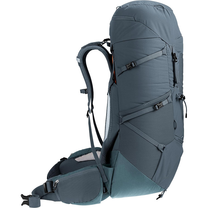 Туристичний рюкзак deuter Aircontact Core 50+10 л, графітовий, модель 2024, для трекінгу