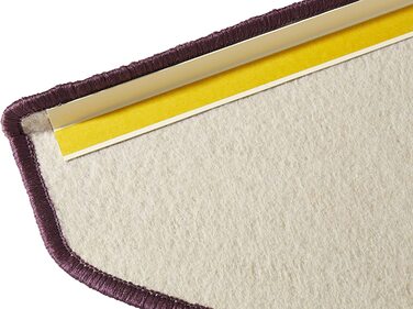 Hanse Home Накладки на сходи самоклеючі напівкруглі, лілові, 23x65 см, 15 шт – килимки для сходів безпеки