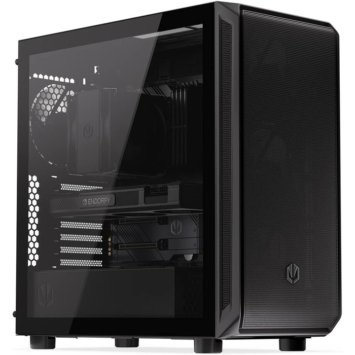 Комп'ютерний корпус ENDORFY Arx 700 Air ATX, 5x140 мм вентиляторів, підтримка двох радіаторів до 360 мм, сітчасті верх і перед, висока сумісність компонентів, EY2A012