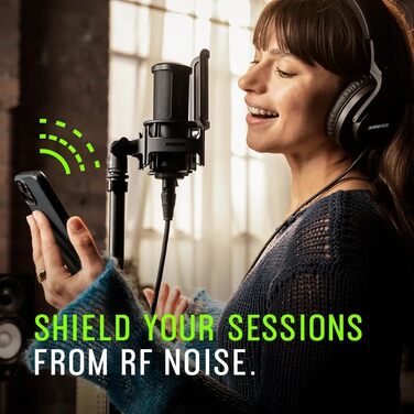 Студійний конденсаторний мікрофон Shure SM4 XLR для вокалу та інструментів, міцний металевий корпус, оптимізований для домашньої студії, готовий до мікшування аудіо