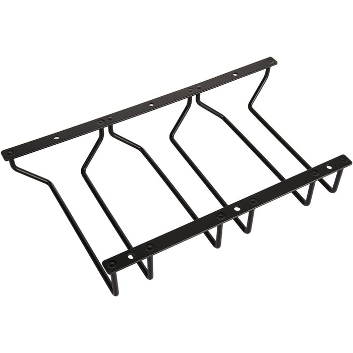 Тримач для келихів Dianoo ‎18x32,4x5 см 3 ряди чорний