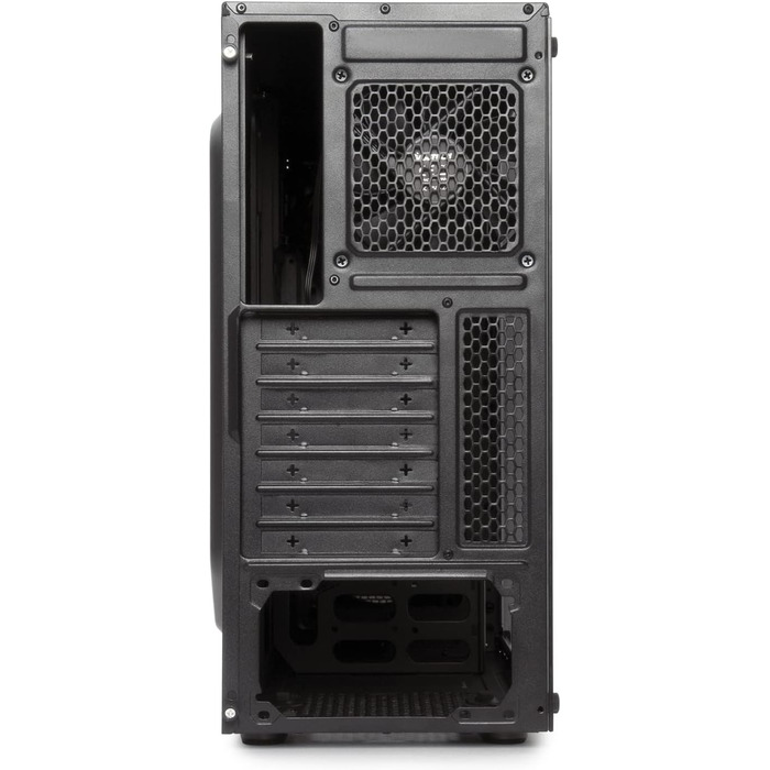 Корпус Vultech VCO-A2699T ATX, 1x USB 3.0, 2x USB 2.0, загартоване скло, без блока живлення, чорний