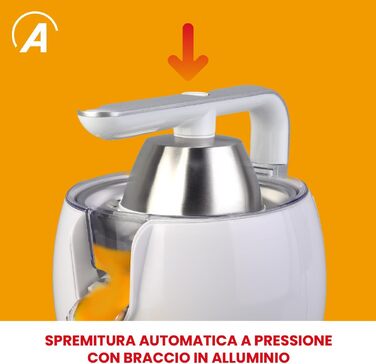 Citrus-прес електричний Ardes ARSPRE03W Juice Art, 500 Вт, 0.5 л, нержавіюча сталь, білий
