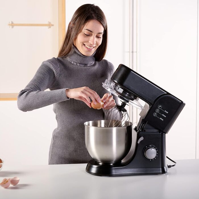 Блендер BLACK+DECKER BXJBA350E, 1,5 л, імпульсний режим, 4 леза з нержавіючої сталі, знімна пластикова чаша, легке очищення, сірий