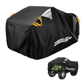 Водонепроникний чохол для квадроцикла NEVERLAND ATV (XXXL, 256x110x120 см) з оксфордської тканини 210D, захисний покрив від пилу, дощу та UV-променів, чорний
