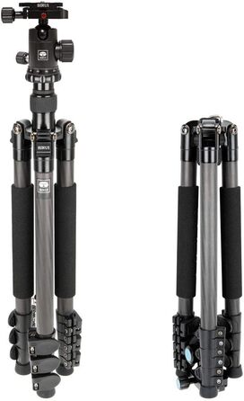 Вуглецевий штатив SIRUI AM-1204E+G-10K з кульовою головкою, висота 147,8 см, макс. навантаження 8 кг