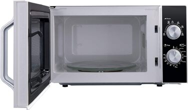 Мікрохвильова піч Sharp R204BA 20 л, 800 Вт, 6 режимів, таймер 30 хв, чорна