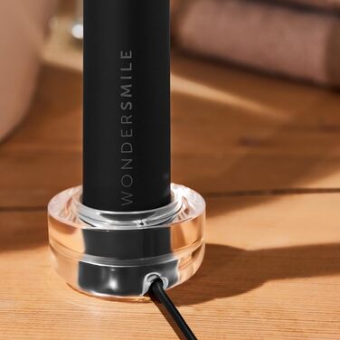 Електрична зубна щітка Wondersmile PRO - переможець тесту 2025 - 100 днів без ризику - TÜV-сертифікована, 4 програми, акумулятор 60 днів, смарт-насадка, 1 шт. (All White Bundle)