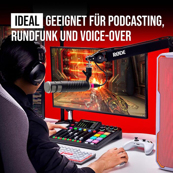 Професійний пантограф RØDE PSA1+ для студійного мікрофона з інноваційною системою пружин, неопреновим покриттям, чорний