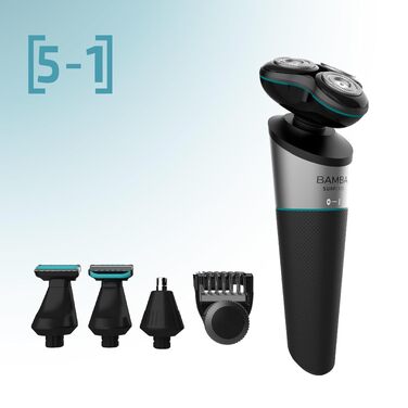Електрична бритва Cecotec Precisioncare Multigrooming 5-в-1: 70 хв, сталеві леза, IPX6 водонепроникна, для дому та подорожей