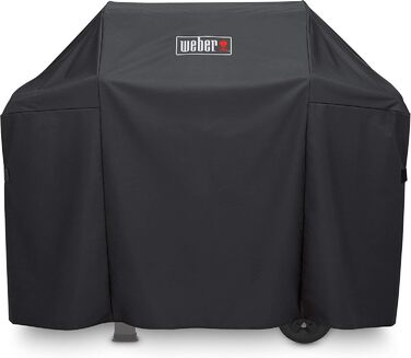 Набір для гриля Weber (щітка, щипці) + чохол Premium для грилів Spirit/Spirit II 300 та 200 серії, чорний