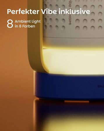 XGIMI Vibe One: Портативний міні-проектор 1080p з Google TV, JBL, автофокусом та автокорекцією трапеції (Blue Spark)