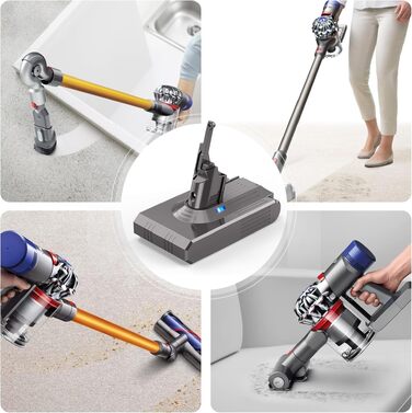 Акумуляторна батарея Dyson V8 21.6V 4600mAh Li-ion (ASUNCELL) - Оригінал, Замінна