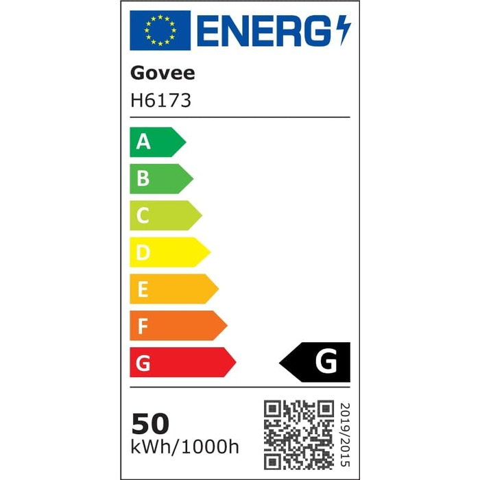 Govee LED-стрічка для вулиці 20м, RGBIC, водонепроникна IP65, керування Alexa/Google Assistant