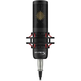 HyperX ProCast – студійний конденсаторний мікрофон з великою діафрагмою, XLR, чорний