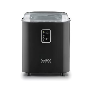 Льодогенератор Caso IceChef Compact: швидке виробництво льоду (12 кг/24 год), самоочищення, 1л резервуар, з лопаткою