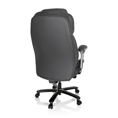 Крісло для керівника XXL PULLMANN штучна шкіра матова сіра hjh OFFICE