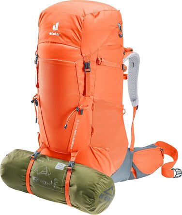 Жіночий трекінговий рюкзак Deuter Aircontact Core 45+10 л, паприка-графіт