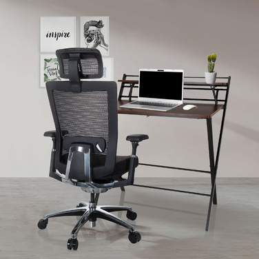 Крісло офісне NOVA PRO I ALU Тканина чорна hjh OFFICE
