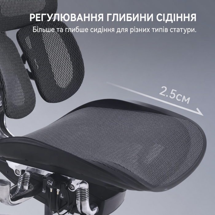 Ергономічне офісне крісло SIHOO Doro S300 black