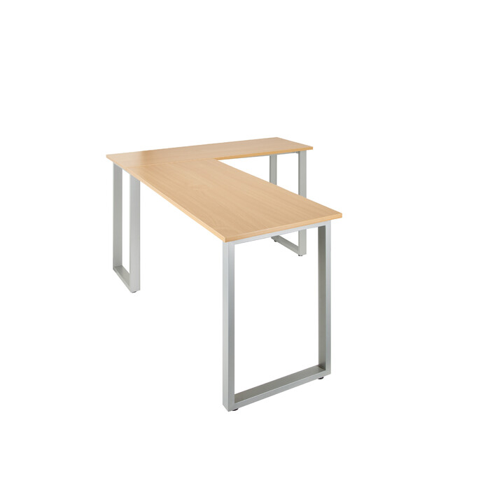 Робочий стіл WORKSPACE BASIC I 165 x 120 см, бук/срібло hjh OFF