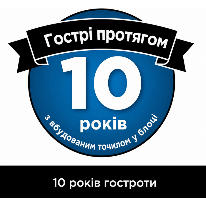 Набір ножів Ninja Foodi StaySharp з блоком і вбудованим точилом, 6 предметів, нержавіюча сталь, чорний