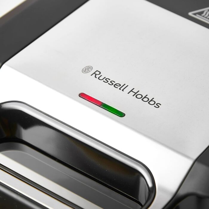 Мультифункціональний пристрій Russell Hobbs 3-в-1: сендвічниця, вафельниця, гриль Creations, антипригарне покриття, глибокі пластини, підходить для миття в посудомийці, BPA безпечний, модель 26810-56